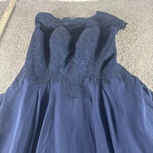 May Queen Dark Blue Evening Gown‎ Size 2XL